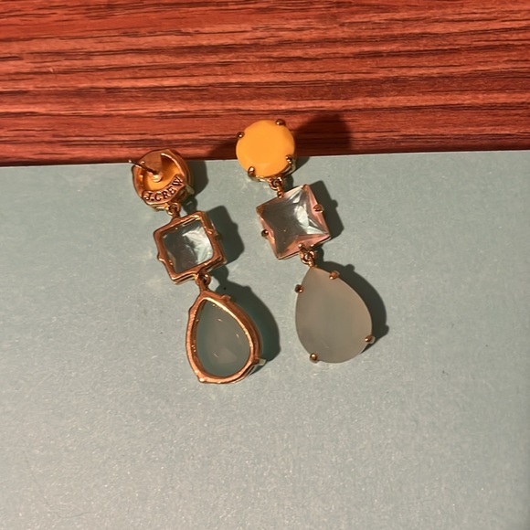 J Crew mixed-stone drop earrings - Picture 2 of 3